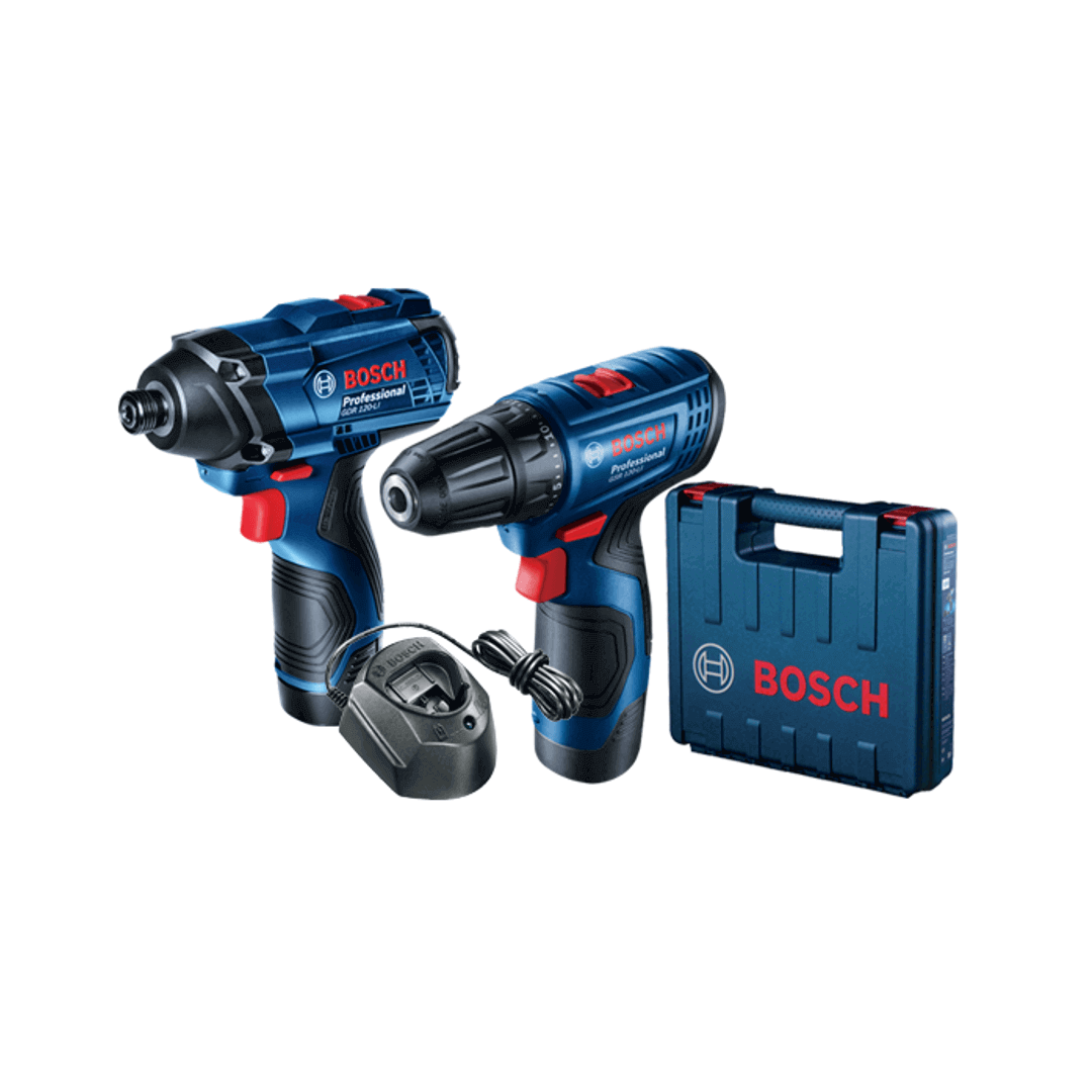 סט מברגה  מקדחה  אימפקט דגם GDRGSR 120-LI מבית BOSCH | מנמ עשה זאת בעצמך